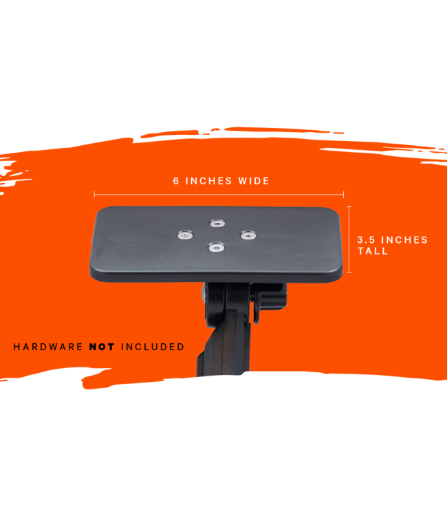 Universal Mounting Plate W/locknload Mounting System 6in X 3.5in