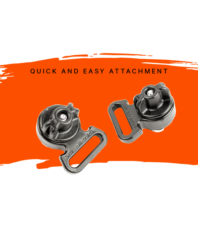 YakAttack Horizontal Tie Downs Track Mount Pair