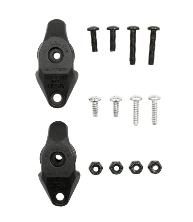 YakAttack Stealth Pulleys With Haredware - 2 Pack