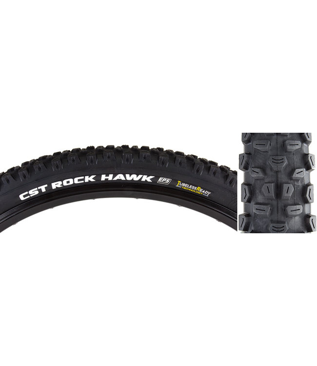 CST Rock Hawk Mountain Bike Tire 27.5x2.4 Fold Up Tubeless Ready