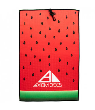 Axiom Discs Sublimated Disc Golf Towel Watermelon Pattern