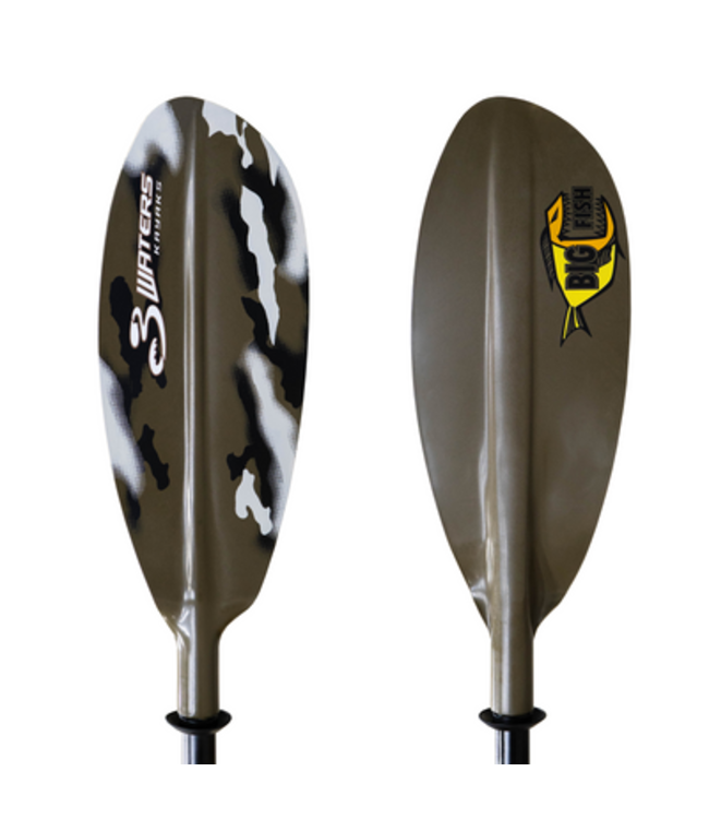 3Waters Big Fish Camo Paddle Aluminum 250cm