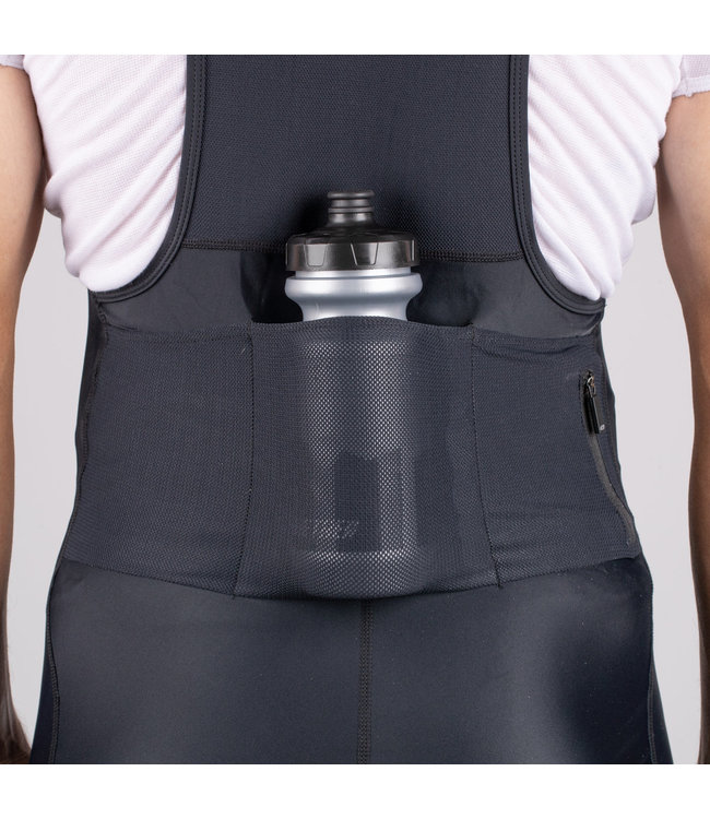 Overland Bib Shorts - Black, Men's