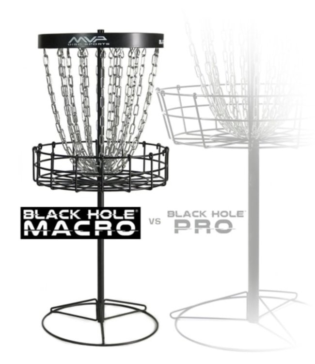 MVP Black Hole Macro Disc Golf Basket