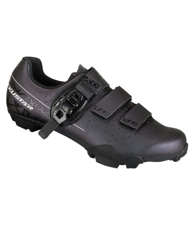 Exustar Clipless Mountain Biking Shoe - Pearl Black