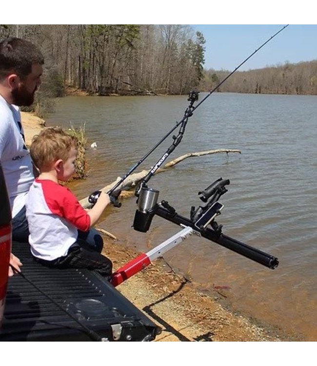 booneDOX Groovy T-bone Truck Bed Extender For Kayaks With Gear Track System