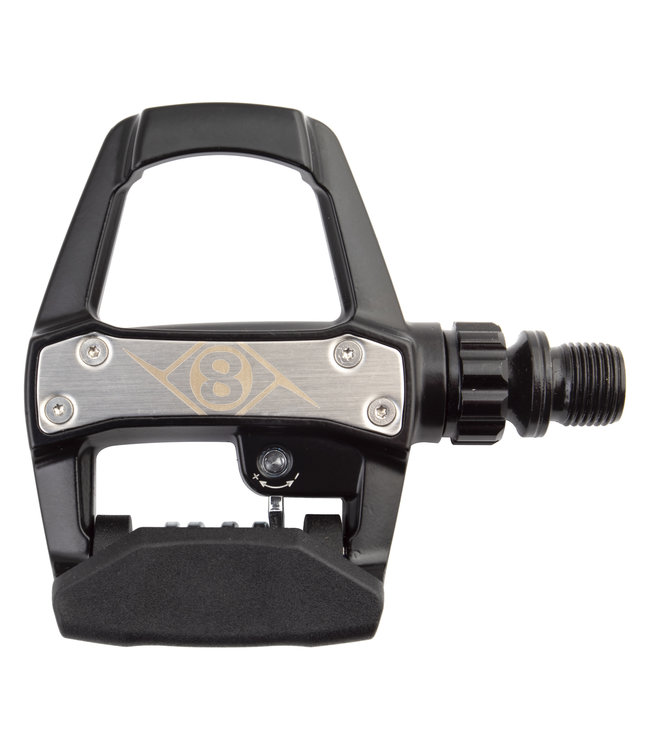 Origin8 Pedals Spryte Red Alloy Clpls Keo Sld Blk 9/16