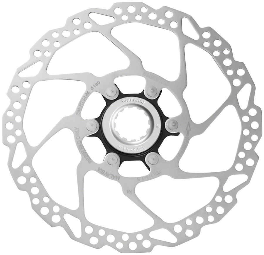 Shimano Deore SMRT54M Disc Brake Rotor 180mm Center Lock Two Pie