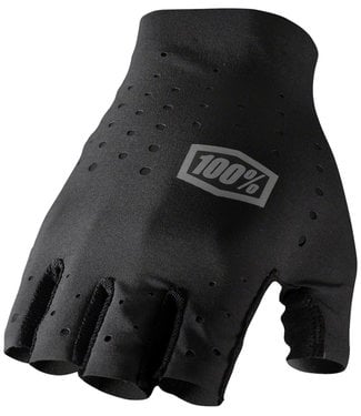 100% Sling Gloves - Black Short Finger Men's