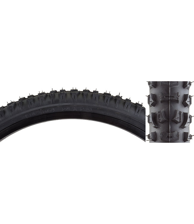 Sunlite Smoke MTB Bicycle Tire 24 x 2.1 Wire Bead