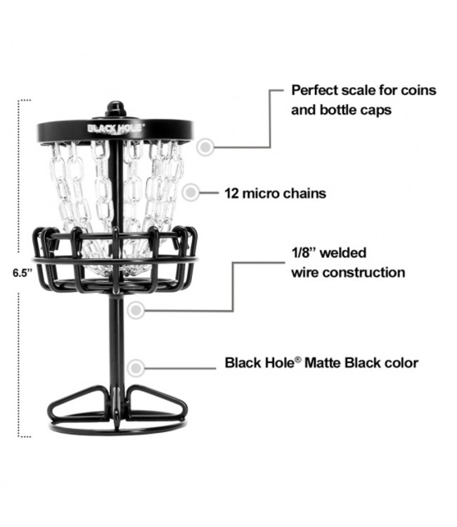 MVP Black Hole Micro Disc Golf Basket