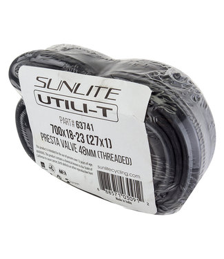 Sunlite Sunlite Bicycle Tube 700x18-23 Presta 48mm Bulk Packaging