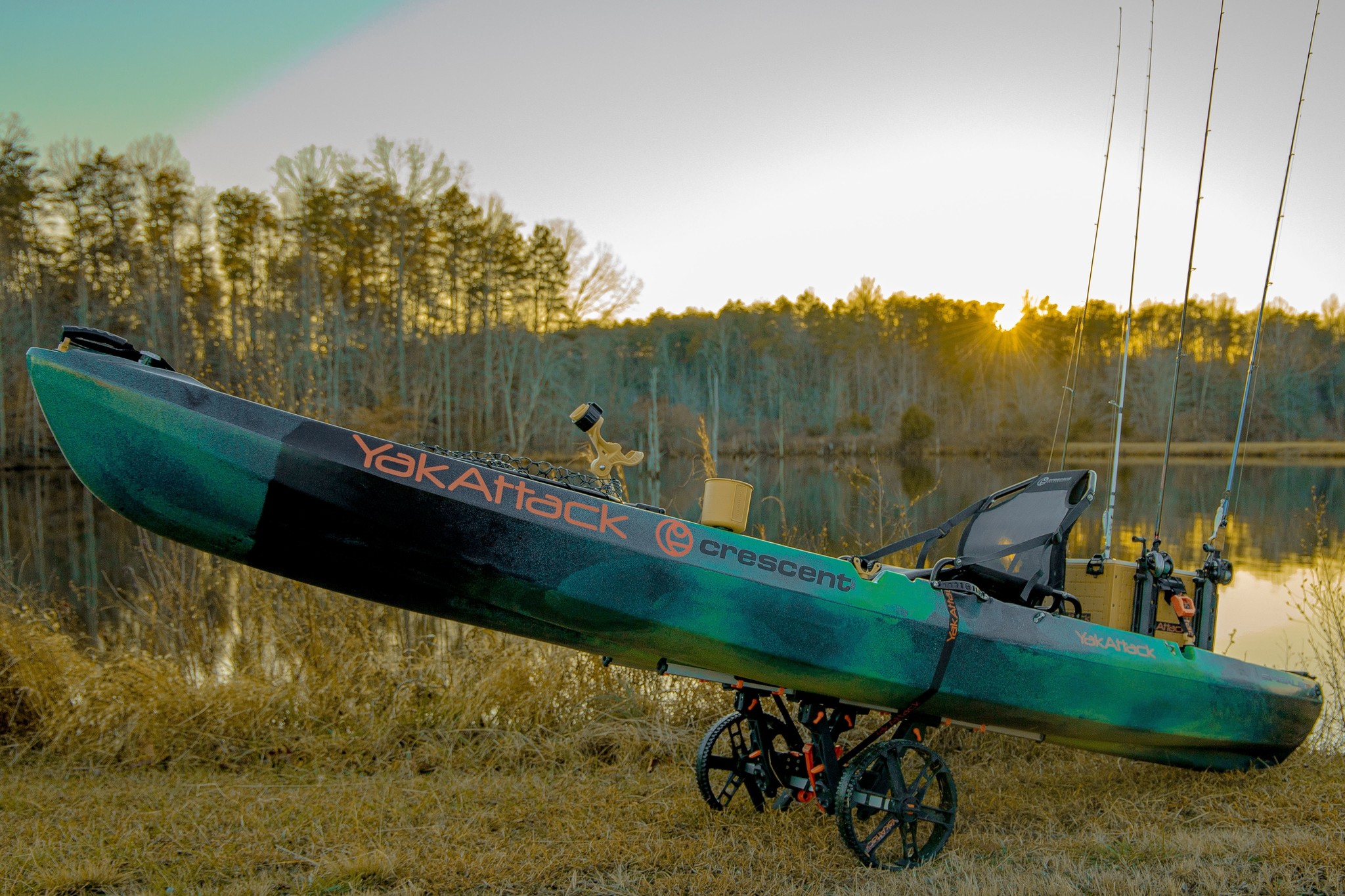 YakAttack TowNStow Barcart Kayak Cart Battlefield Outdoors