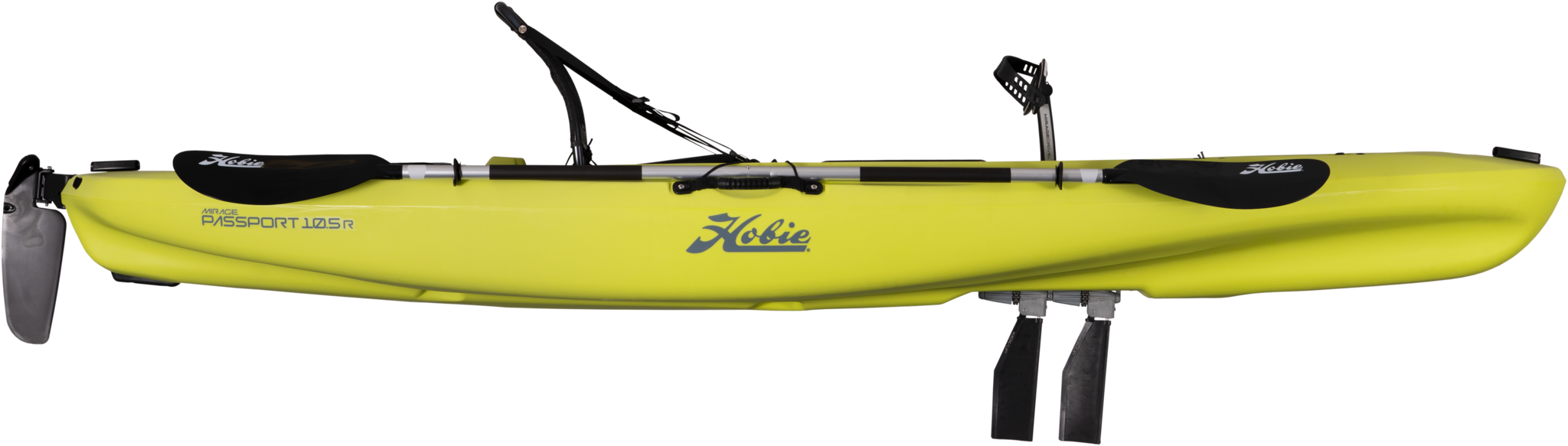 Hobie Passport 10.5 Mirage Drive with Kick Up Fins Kayak Battlefield