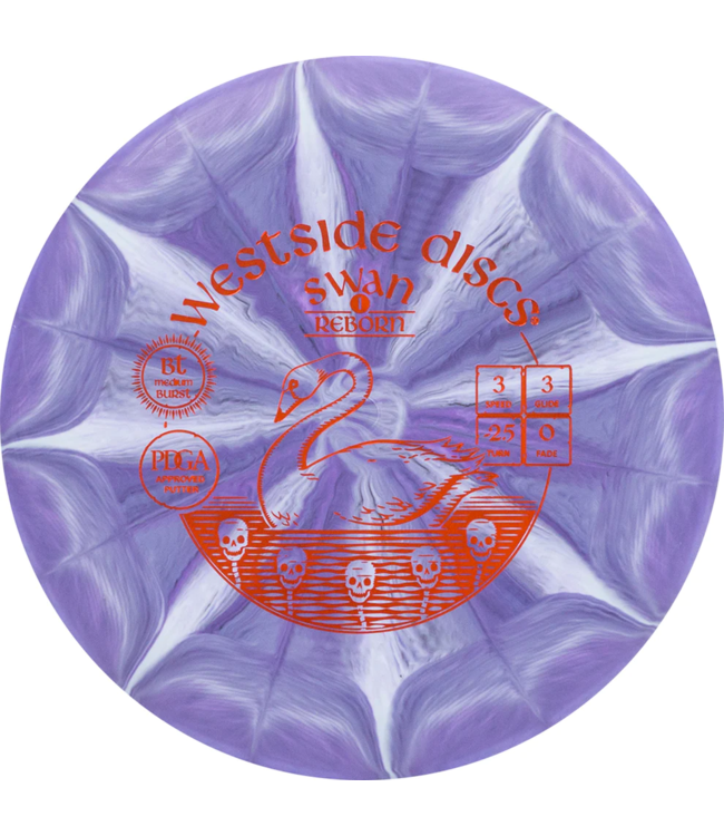 Westside Discs Bt Medium Burst Swan Reborn Putter Golf Disc