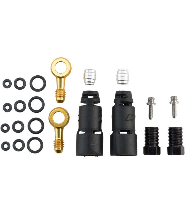 Jagwire Pro Quick-Fit Adapters for Hydraulic Hose - Fits SRAM Code R/RSC and Level TLM/Ultimate