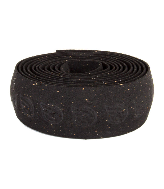 Cinelli Cork Bicycle Bar Tape & Plugs - Black
