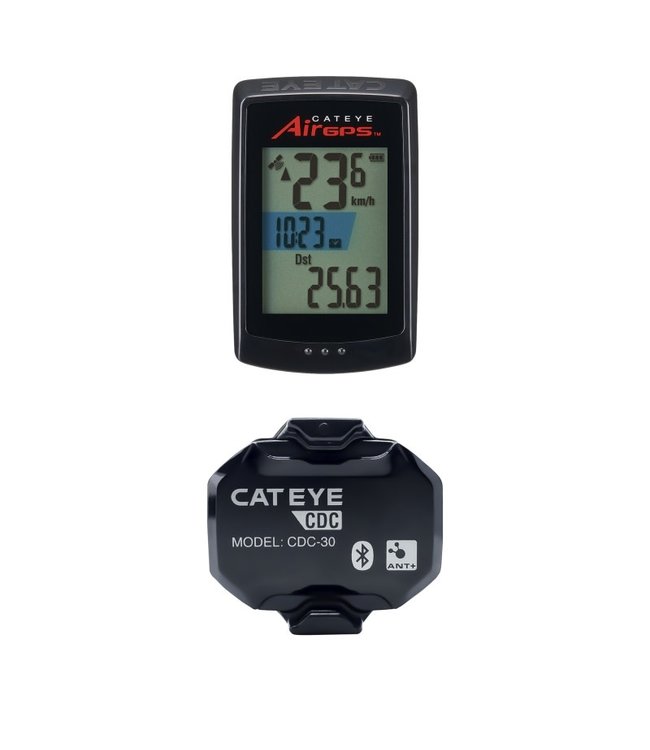 Cateye Cycling Computer CC-GPS100 Air Wireless GPS  w/Cadence Sensor