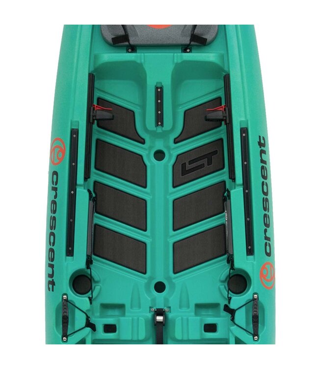 Crescent Kayaks Litetackle II Deck Pad Kit Cockpit Charcoal
