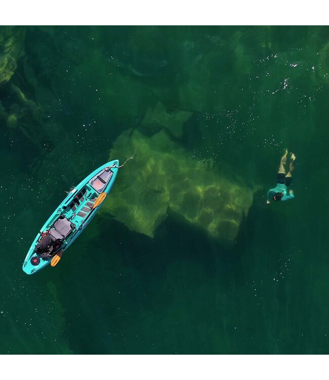 Crescent Kayaks Litetackle II Deck Pad Kit Cockpit Charcoal