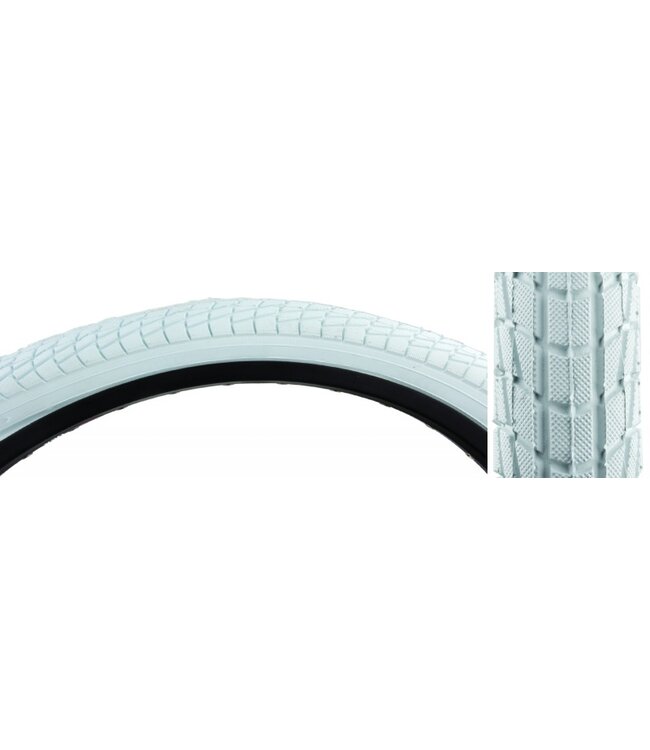 Sunlite Freestyle Kontact Bicycle Tire 18x2.0 Wire Bead White