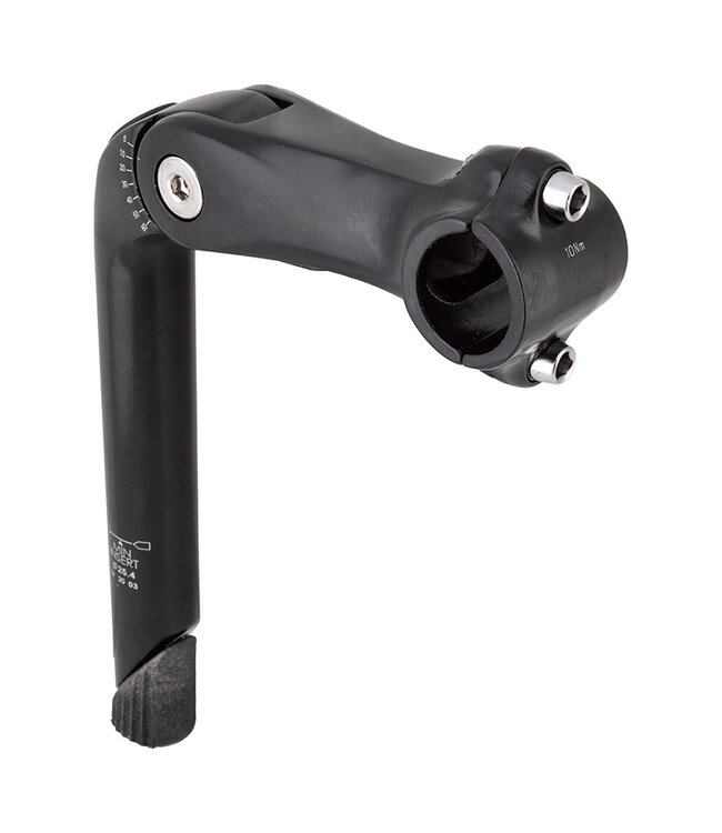 Sunlite Adjustable Bicycle Stem 1-1/8in x 110mm x 180mm 25.4 Black