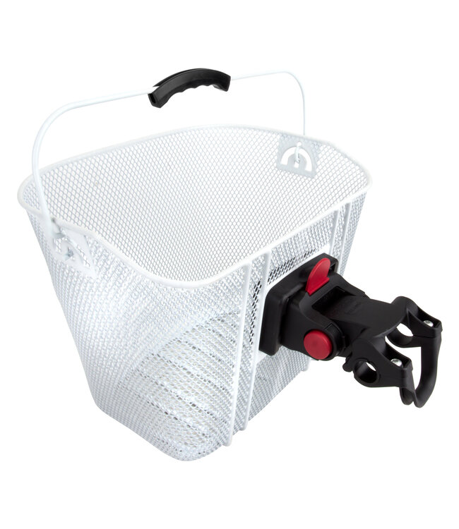 Sunlite Quick-Release Mesh Wire Basket - White