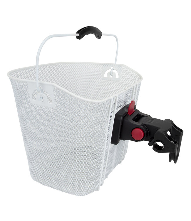 Sunlite Quick-Release Mesh Wire Basket - White