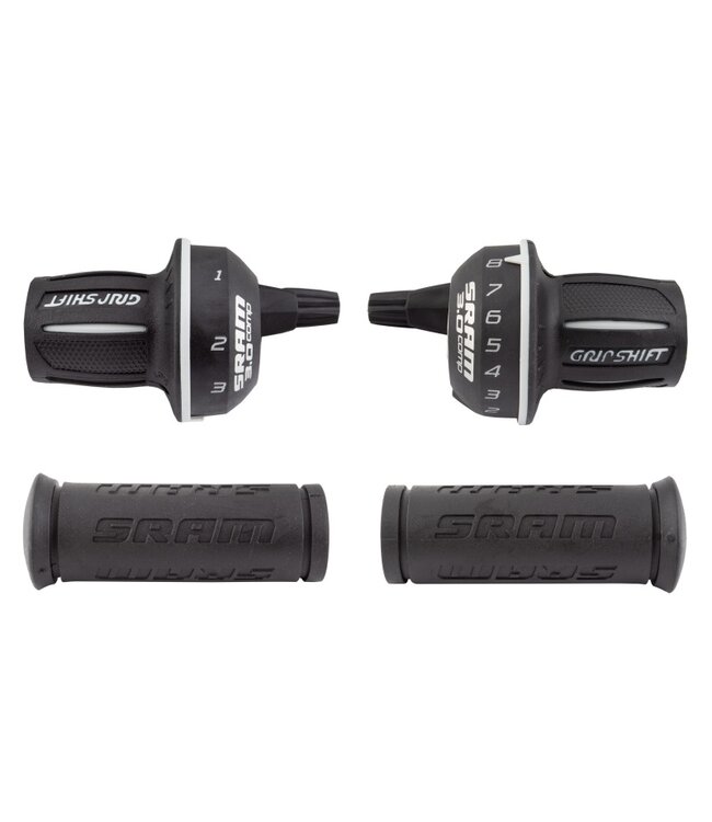 SRAM 3.0 8 Speed Twist Style Bicycle Shifter  Set