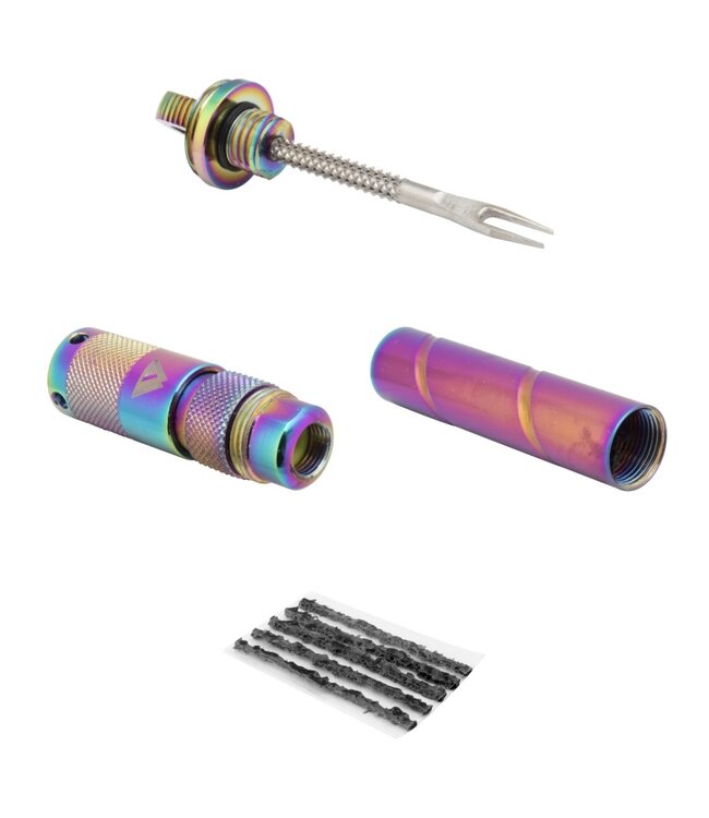 KOM Tubeless Tire Repair Kit PRO - Raibow