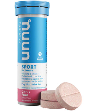 nuun Nuun Sport Hydration Tablets: Citrus Fruit - 10 Serving Tube