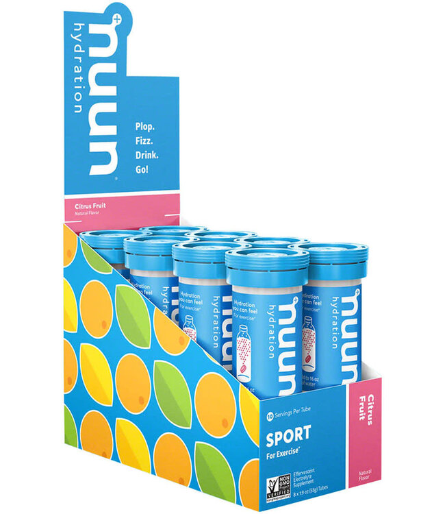 Nuun Sport Hydration Tablets: Citrus Fruit - 10 Serving Tube