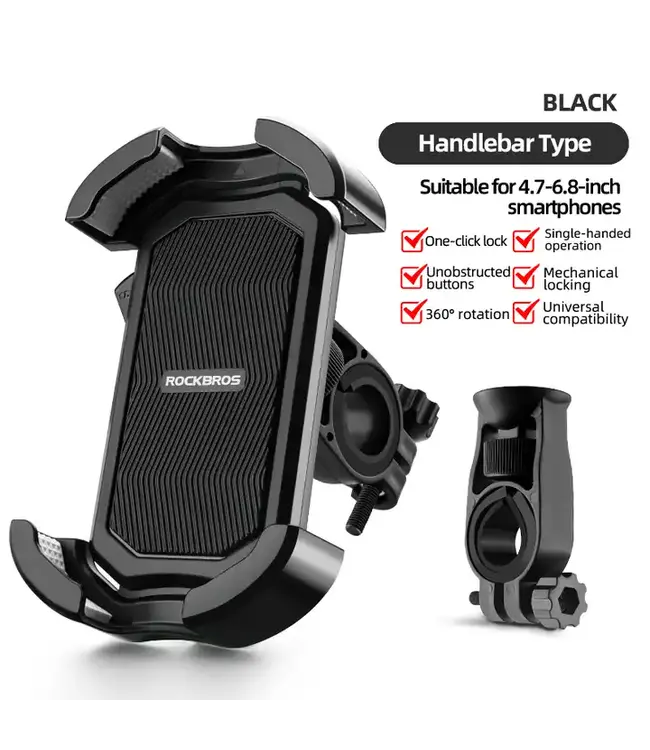 ROCKBROS Bicycle Handlebar Cell Phone Holder