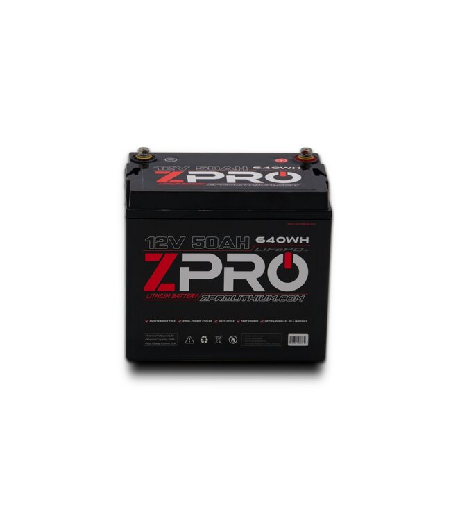 ZPRO 12 Volt Lithium Battery For Fishfinder and Boat Kayak Motor