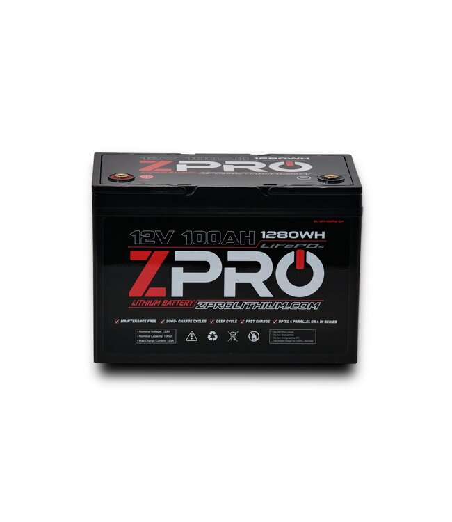 ZPRO 12 Volt Lithium Battery For Fishfinder and Boat Kayak Motor
