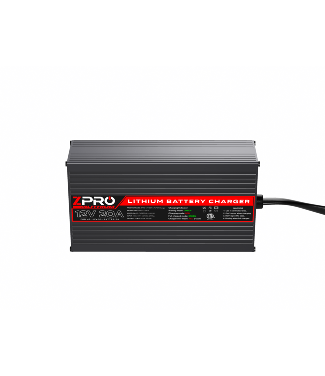 ZPRO 12V Lithium Battery Charger