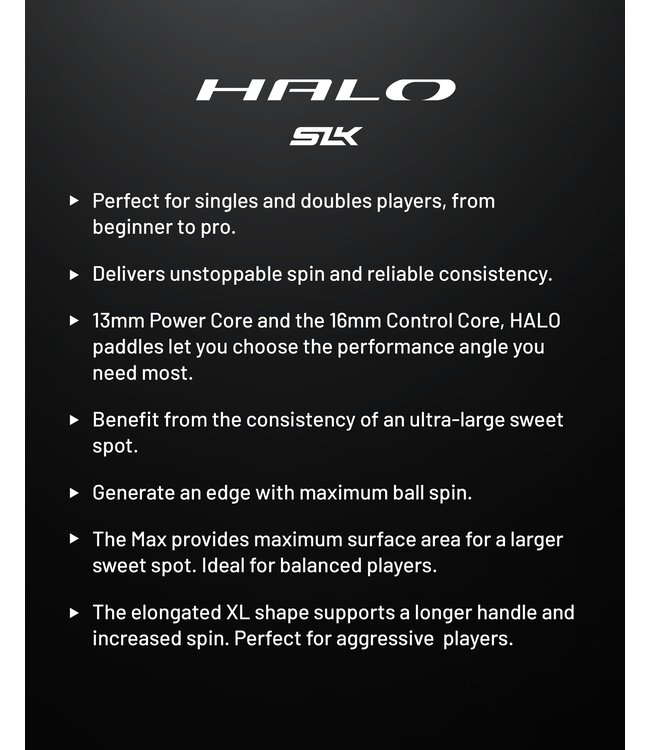 Selkirk SLK Halo Power MAX Pickleball Paddle