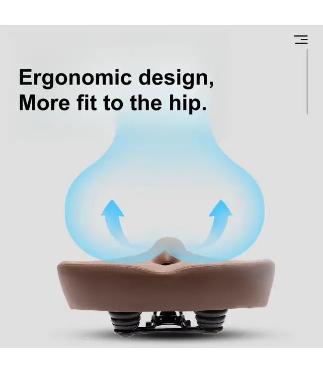 Battlefield Outdoors XRTC Extra Wide Comfort E-Bike and Cruiser Saddle