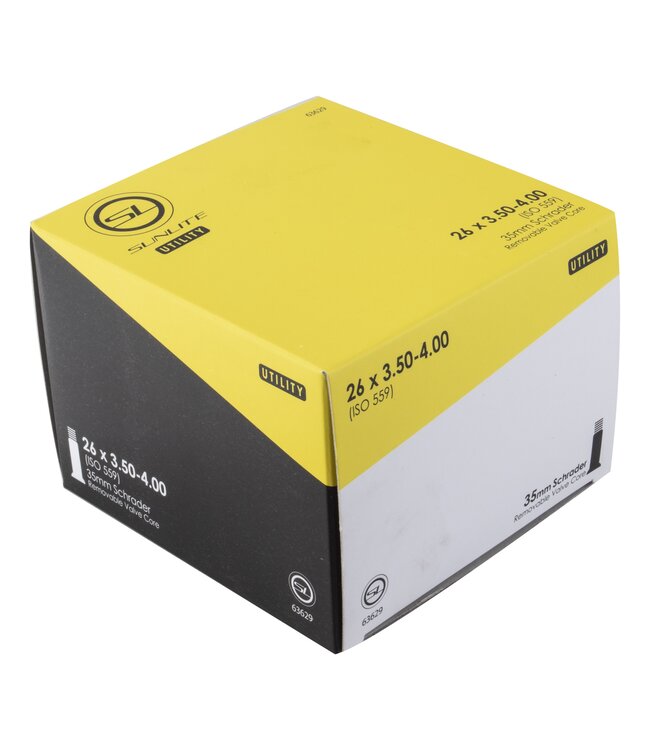 Sunlite Fat Bicycle Tube 26 x 3.5-4.0 Schrader Valve