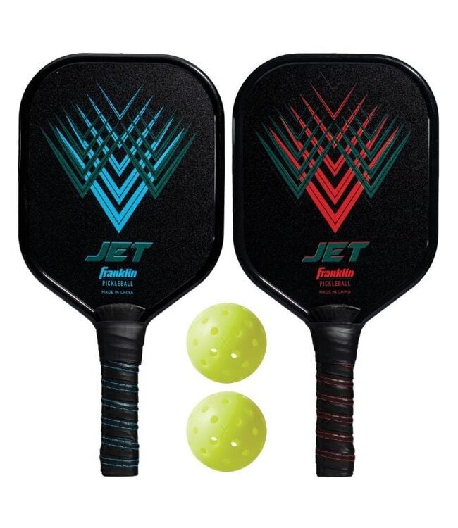 Franklin Jet 2 Player Aluminum Pickleball Paddle Set