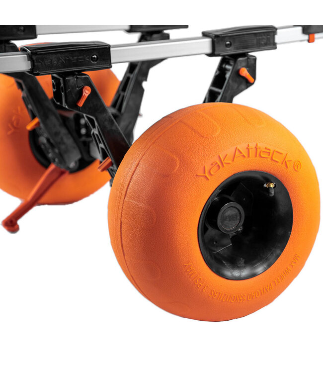 YakAttack Tow N Stow Kayak Cart Sand Tire Single