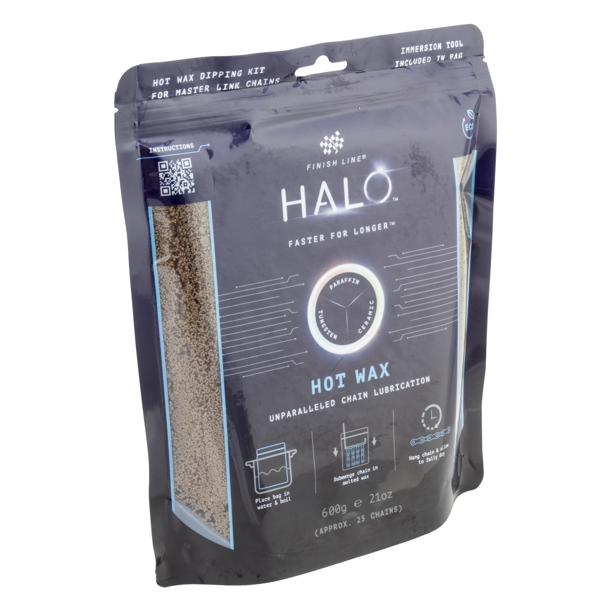 Finish Line Halo Hot Wax Bicycle Chain Lubricant Battlefield