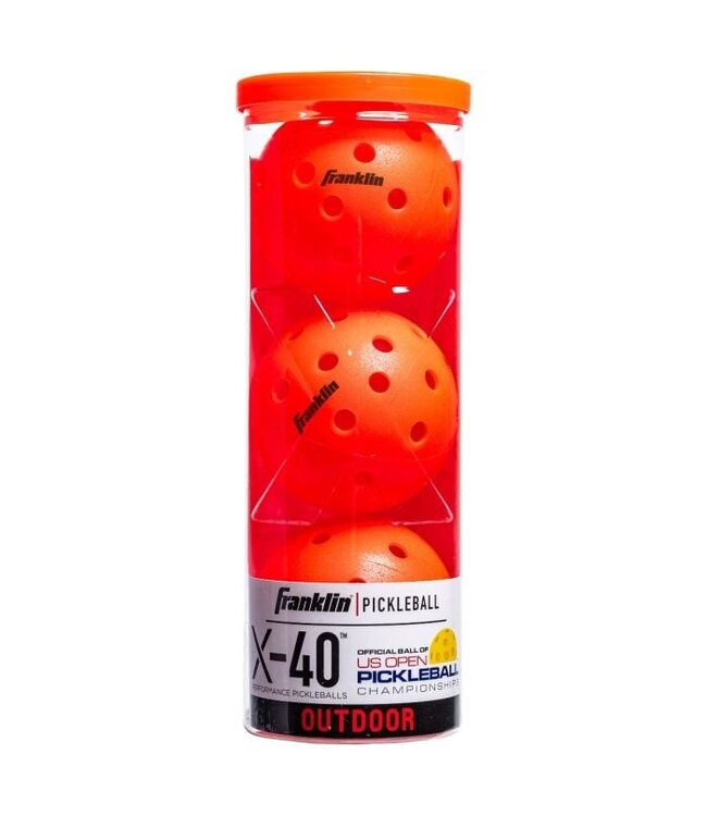 FranklinSport X40 Outdoor Pickleballs Pack Of 3