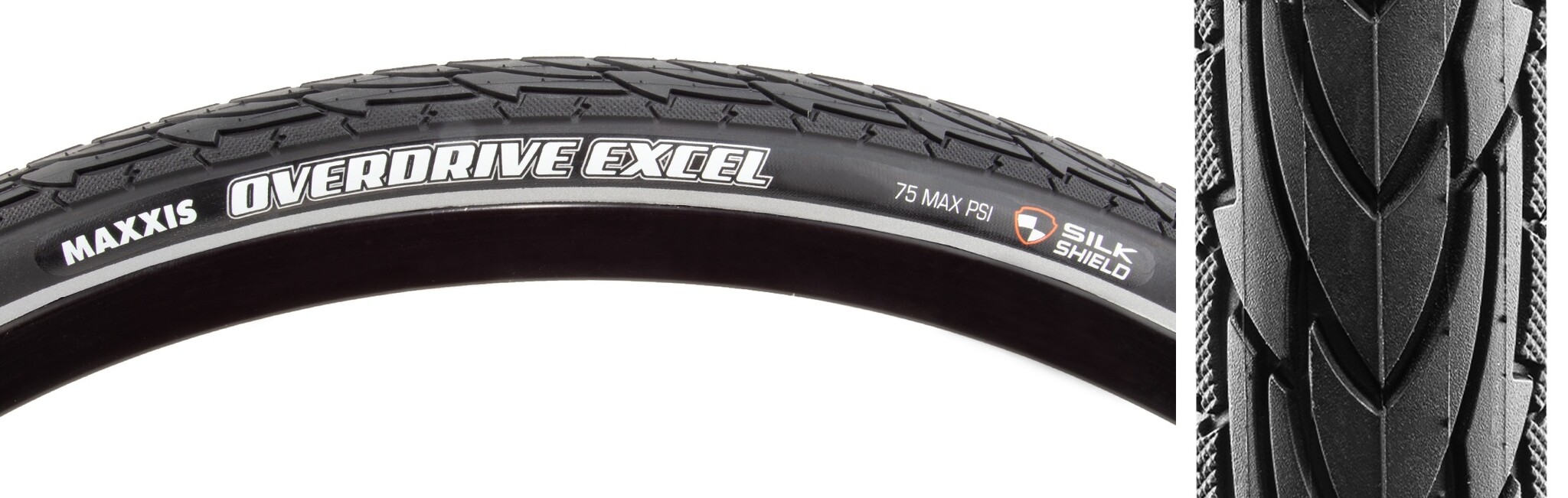 Maxxis Overdrive Excel Hybrid Bicycle Tire 700 x 35 Wire Bead