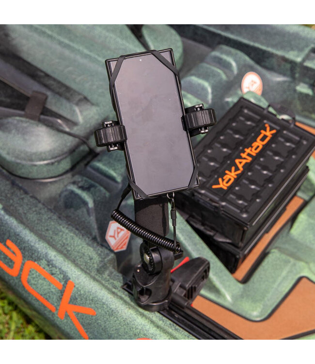YakAttack RotoGrip Phone Holder Pro with LockNLoad Mounting System