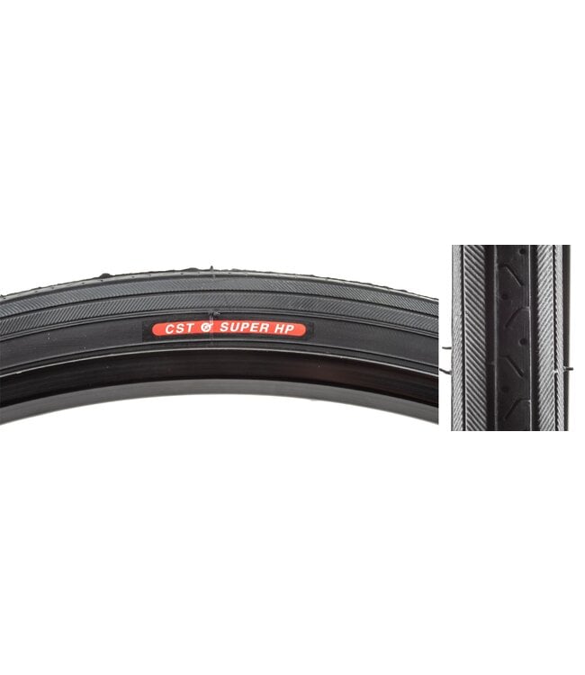 Tires Sunlite 27x1-1/4 Cst638 Bk/Blk Rd