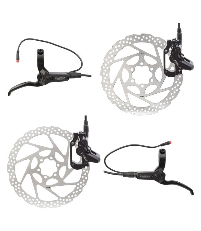 Clarks SYNC-4E 4 Piston E-Bike Hydraulic Disc Brake Kit