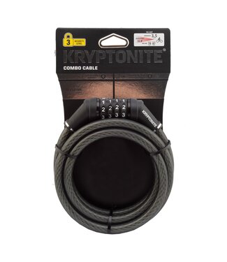 Kryptonite Kryptonite Resetable Combination Bicycle Cable Lock