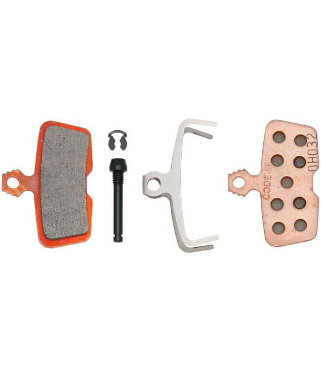 SRAM Disc Brake Pads - Sintered Compound, Steel Backed, Powerful, For Code/Code R/Code RSC/Guide RE