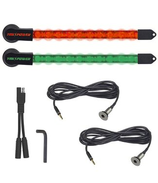 Yak Power YakPower 2 peice Red & Green Led Light Kit